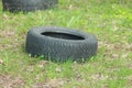 old discarded tire