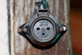 Old discontinued model of power outlet