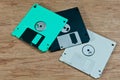 Old diskettes Royalty Free Stock Photo