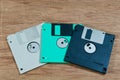 Old diskettes Royalty Free Stock Photo