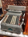 old disused cash register machine Royalty Free Stock Photo