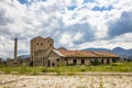 An old disused factory, abandoned and in ruins