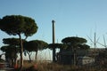 Old disused factory with chimney