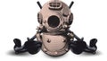 Old diving helmet Royalty Free Stock Photo