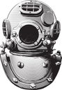 Old diving helmet Royalty Free Stock Photo