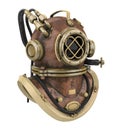 Old Diving Helmet Isolated Royalty Free Stock Photo