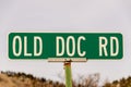Old Doc Rd Sign Royalty Free Stock Photo