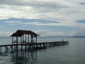 Old dock at matano lakeside