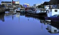 Old docks in London Royalty Free Stock Photo