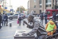 The old doctor of traditional Chinese medicine statue