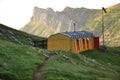 Old don Barbera mountain hut, Piemonte Alps, Italy