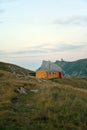 Old don Barbera mountain hut, Piemonte Alps, Italy