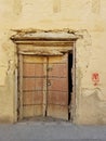 Old door in the house Royalty Free Stock Photo