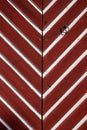 old door boards painted red and white, texture pattern background Royalty Free Stock Photo