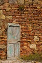 Old Door in Crevole Royalty Free Stock Photo