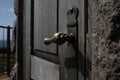 Old door handle, Lighthouse hammeren fyr on bornholm