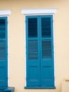 Old door of a house in the frenc quarter, New Orleans, Louisiana, USA Royalty Free Stock Photo