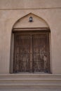 old door in ibri castle Royalty Free Stock Photo