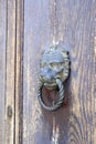 An old door knocker detail