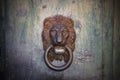 Old door knocker Royalty Free Stock Photo