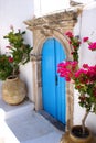 Old door on Kythera island, Greece Royalty Free Stock Photo