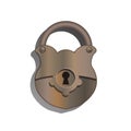 Old door lock Royalty Free Stock Photo