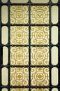 Old door patterns Alloys vintage background Royalty Free Stock Photo