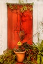 Old Door Decoration Greece Royalty Free Stock Photo