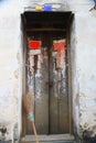 Old door in village,China Royalty Free Stock Photo