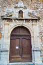 Old church door Le Suquet Cannes French Riviera Royalty Free Stock Photo