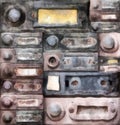 Old doorbells Royalty Free Stock Photo