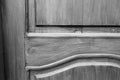 Old doors. Black and white photo Royalty Free Stock Photo