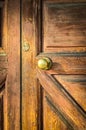 Old doors close up view Royalty Free Stock Photo