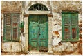 Old doors. Greece