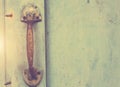 Old doors, handles, locks, lattices and windows Royalty Free Stock Photo