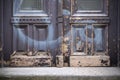 Old doors and handles and locks and lattices and windows.