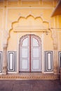 Old Doors of the Hawa Mahal. Hawa Mahal, the Palace of Winds in Royalty Free Stock Photo