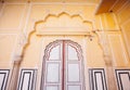 Old Doors of the Hawa Mahal. Hawa Mahal, the Palace of Winds in Royalty Free Stock Photo