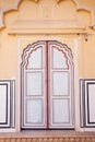 Old Doors of the Hawa Mahal. Hawa Mahal, the Palace of Winds in Royalty Free Stock Photo