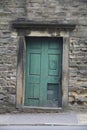 Old doorway at abandoned building Royalty Free Stock Photo