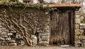 Old Doorway in Trava, Italy Royalty Free Stock Photo