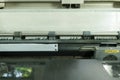 Old dot matrix printer, close up Royalty Free Stock Photo