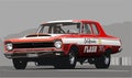 Old drag car Royalty Free Stock Photo