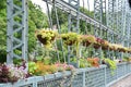 Old Drake Hill Flower Bridge in Simsbury, Connecticut Royalty Free Stock Photo