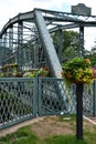 Old Drake Hill Flower Bridge in Simsbury, Connecticut Royalty Free Stock Photo