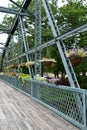 Old Drake Hill Flower Bridge in Simsbury, Connecticut Royalty Free Stock Photo