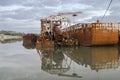 Old Dredge on Tisza Royalty Free Stock Photo