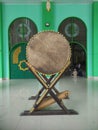 old drum in the mosque