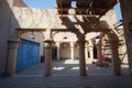 Old Dubai buildings and traditional Arabian street.