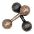 Old dumbbells Royalty Free Stock Photo